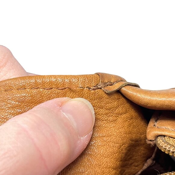 Fossil Full Leather Shoulder Bag Purse Front Pockets Adjustable Strap 75082 - Picture 8 of 13